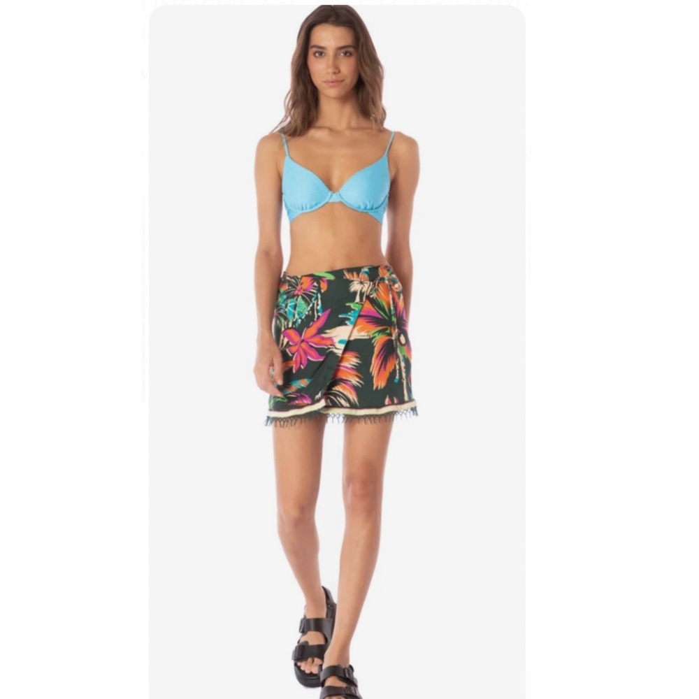 Maaji Funky Fiesta Zariany Wrap Mini Skirt.